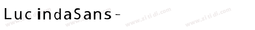 Lucinda Sans字体转换